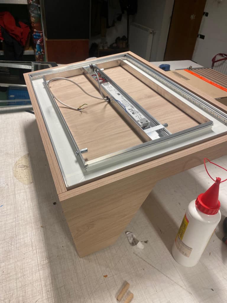 bútorok világítástechnikával